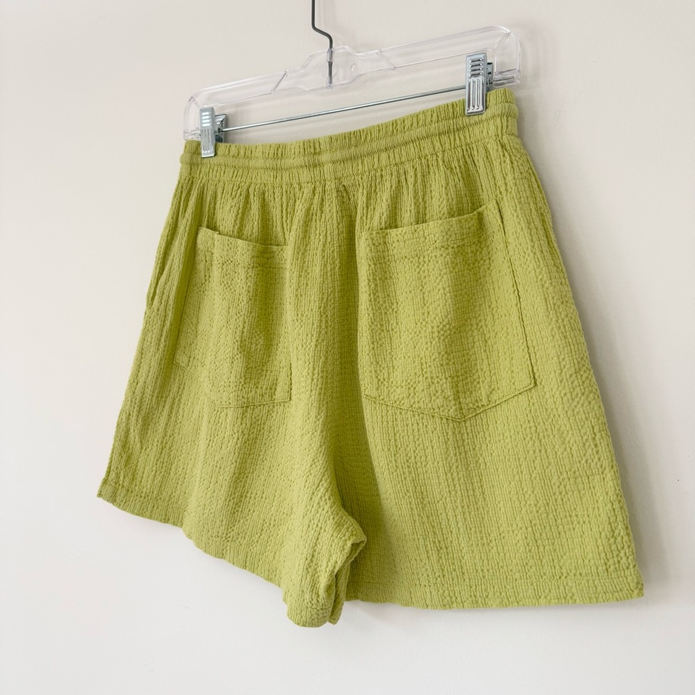 GRAVEL & GOLD Essi Drawstring Short in “Endive” Lime Green Colorway, Size M (2) - Picture 8 of 16